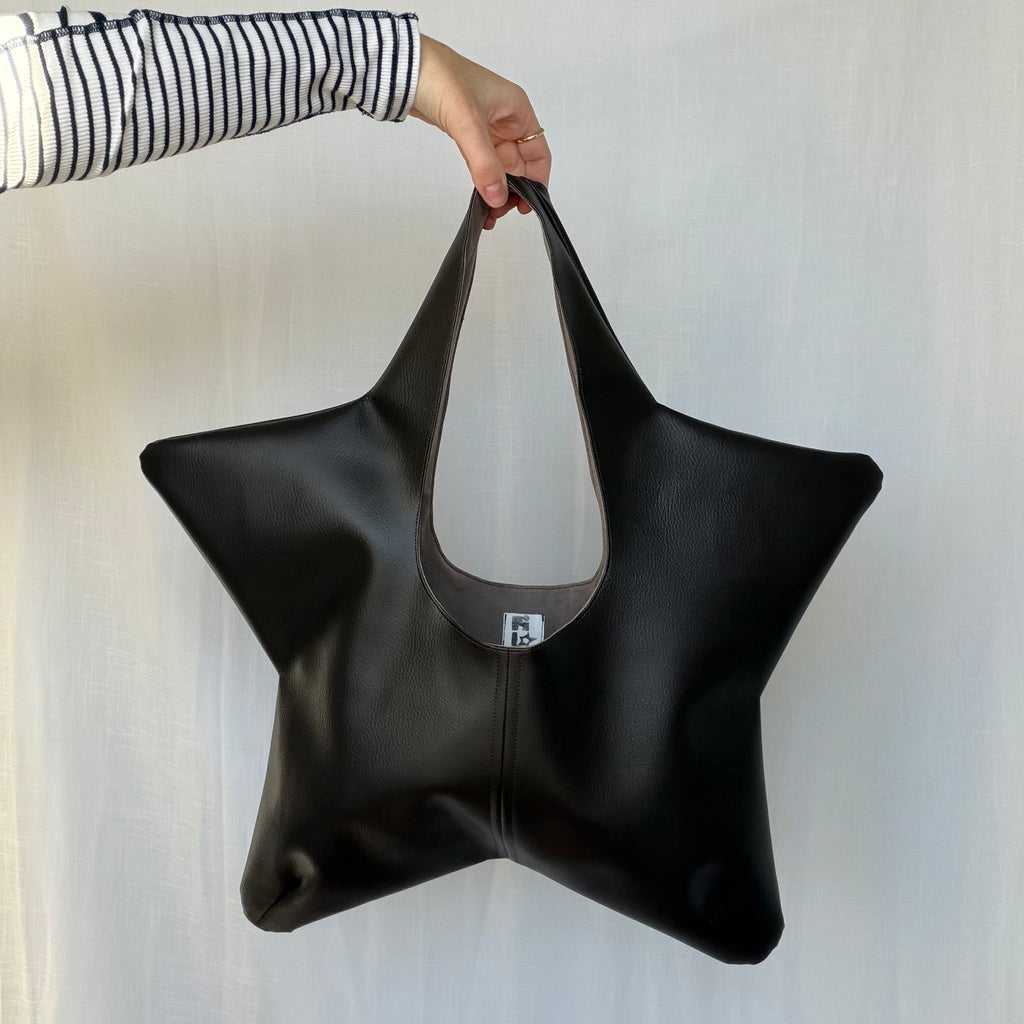 sac de star - similicuir chocolat