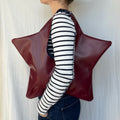 sac de star - similicuir bordeaux
