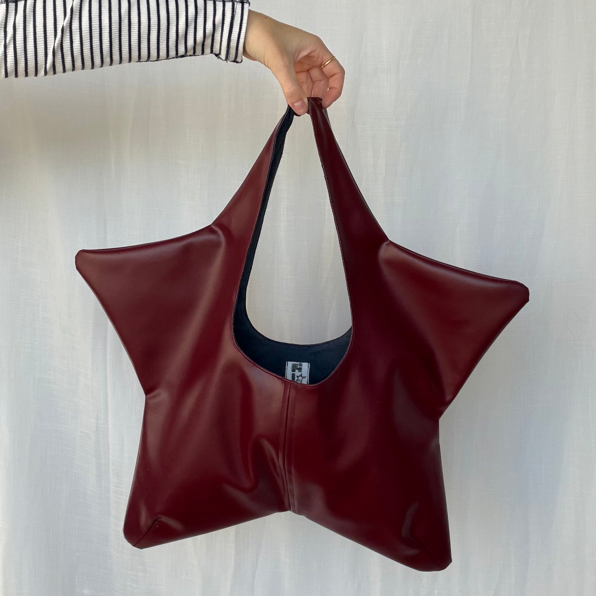 sac de star - similicuir bordeaux