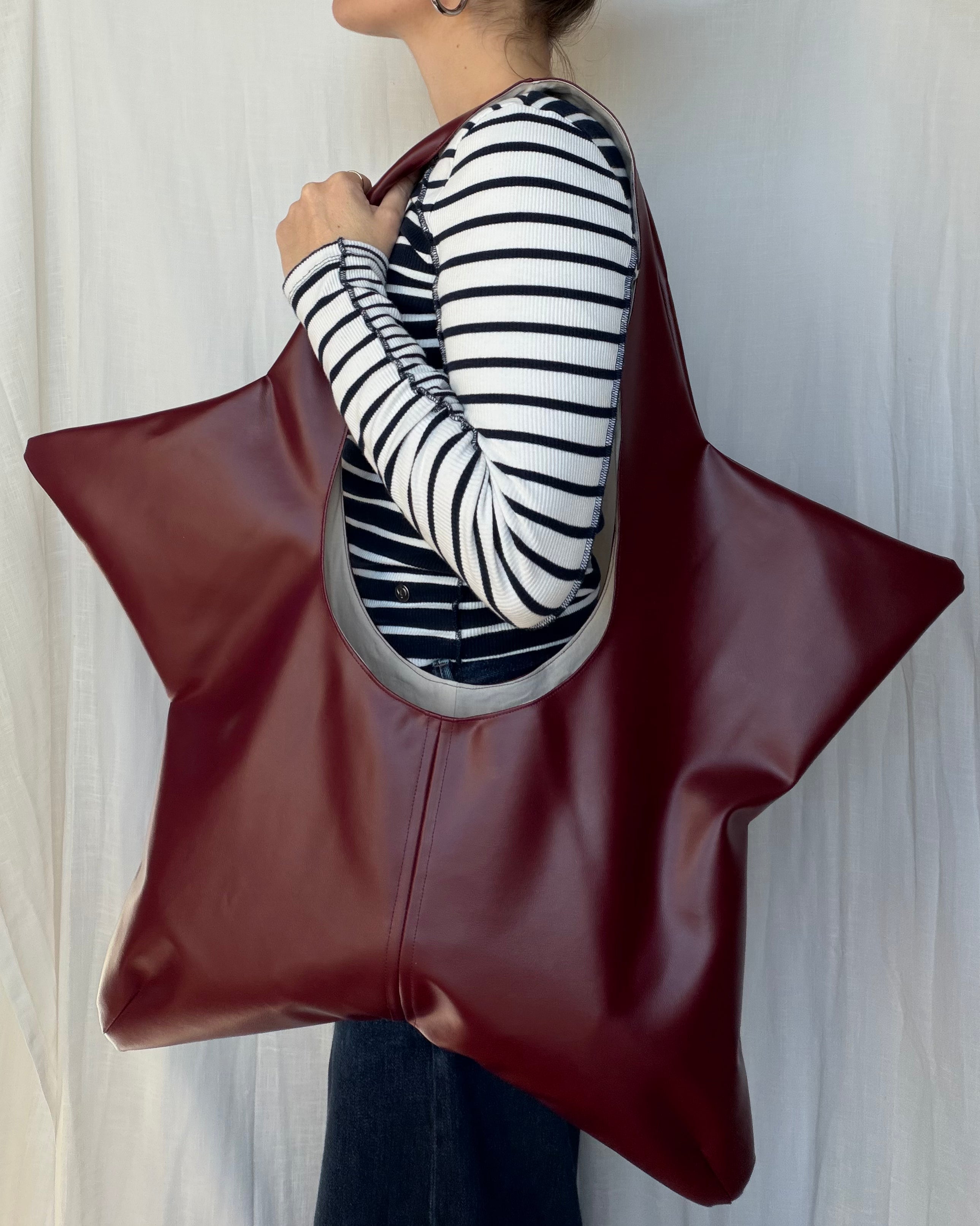 sac de superstar - similicuir bordeaux