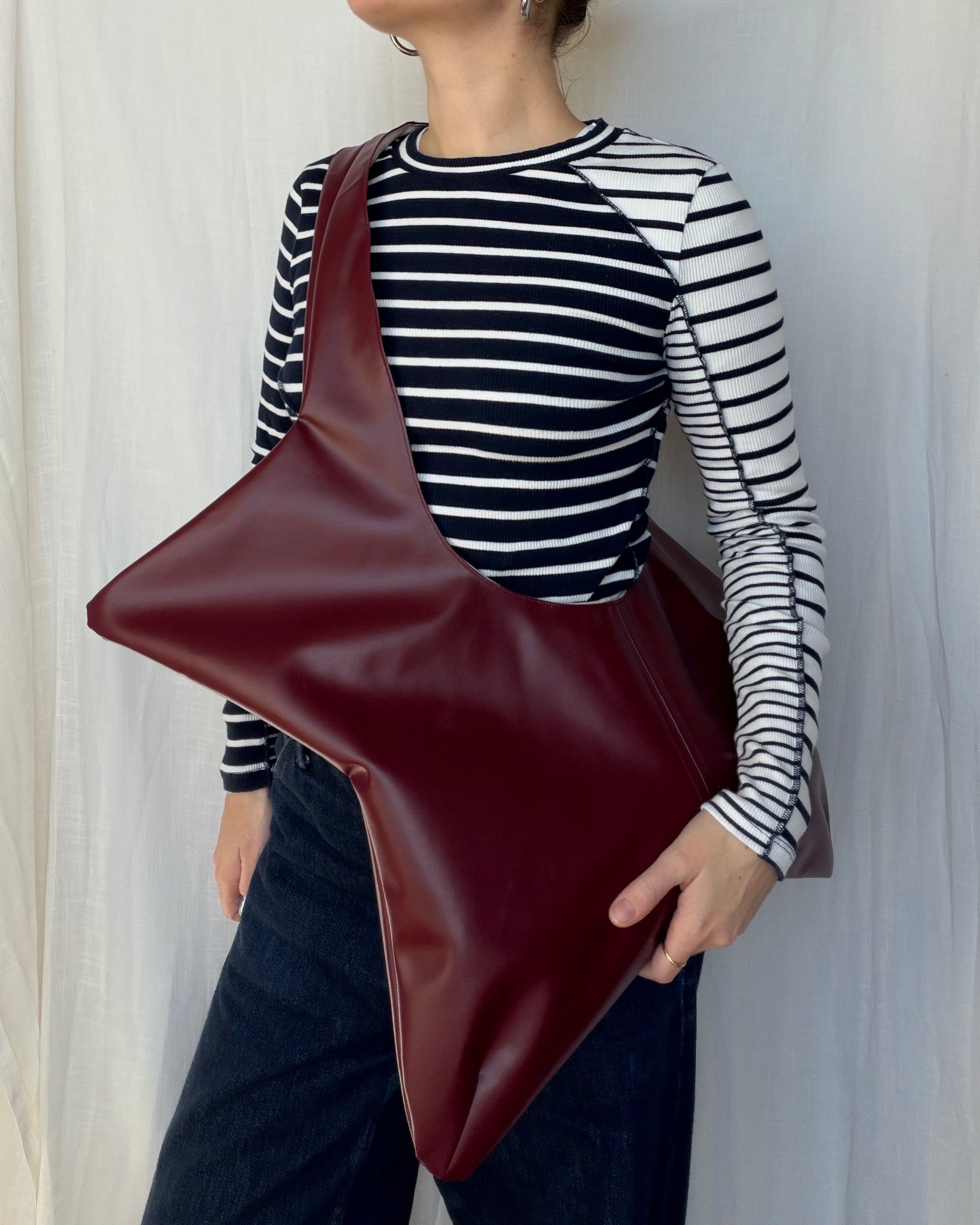 sac de superstar - similicuir bordeaux