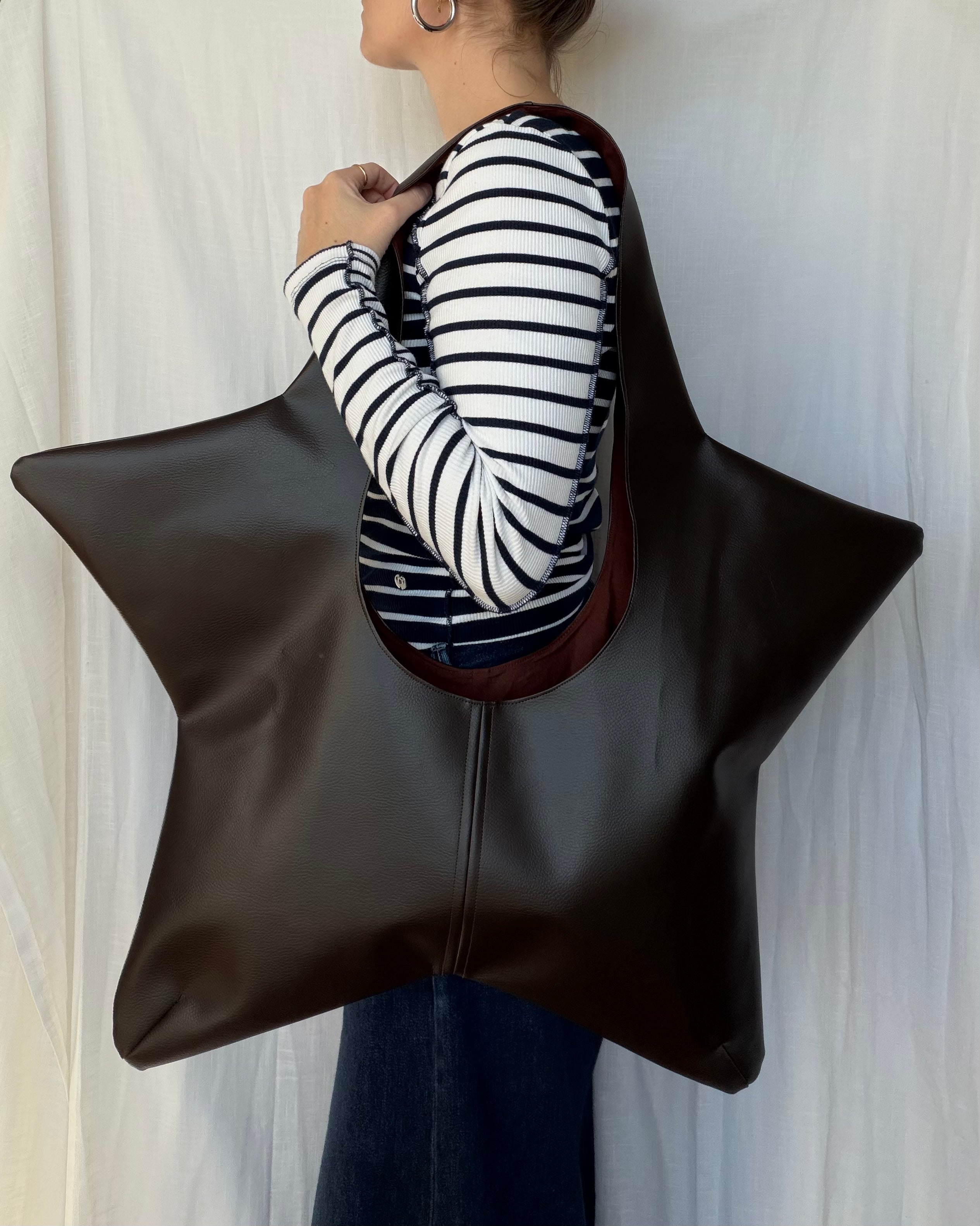sac de superstar - similicuir chocolat